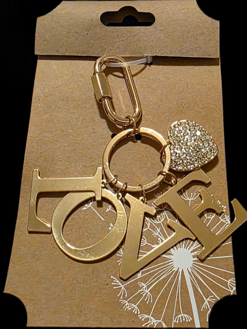 'LOVE' Heart Charm Keychain/Bag Charm